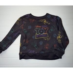 Disney Pixar Toy Story Kids Sweatshirt Gray  Character Print 3T Woody Buzz